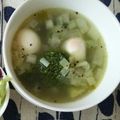 なりっち18's cooksnap of when they made ブロッコリー＆うずら卵のスープ☆.