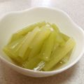 yuli1223's cooksnap of when they made ふき煮にみたいなセロリの昆布茶煮.