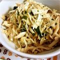 ちリリ's cooksnap of when they made レンジで簡単☆蒸し鶏のあえもの.
