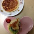 kijuhyt's cooksnap of when they made 簡単混ぜるだけ！ふわもちパンケーキ★.