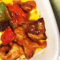 ひつじや's cooksnap of when they made 鶏肉とピーマンのピリ辛ケチャ炒め.