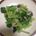 クック2NW0UV☆'s cooksnap of when they made 小松菜とツナのさっぱり和え.