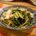 ∞くぅ∞'s cooksnap of when they made 簡単◎春菊と生姜のココナッツオイル炒め.