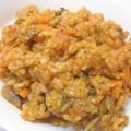 sonop's cooksnap of when they made ピラフ風ミートソースご飯.