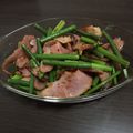 tatata♪♪♪'s cooksnap of when they made ニンニクの芽とベーコンの炒め物.