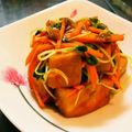AYAぁゃ's cooksnap of when they made じゅ～すぃ♬高野豆腐と野菜のネギだれ漬け.
