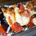 rukkachii's cooksnap of when they made ナスとトマトのチーズマヨ焼き.
