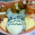 まひるママ☆'s cooksnap of when they made ＊簡単可愛いトトロのキャラ弁の作り方＊.