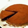 まま｡'s cooksnap of when they made 簡単！材料4つの濃厚生チョコケーキ.