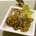 クックB76233☆'s cooksnap of when they made ゴーヤとコーンの揚げ焼き.