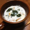 YUKIKI☆'s cooksnap of when they made お茶漬の素で☆海苔クリームスープご飯.