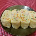 赤い電話's cooksnap of when they made お弁当にも！カラフル卵焼き☆.