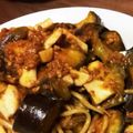 しま1212's cooksnap of when they made ナスとエリンギのミートソース☆パスタ.