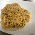 のぶよっしー's cooksnap of when they made ミートソースパスタ（クリーム入り）.