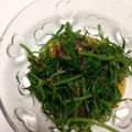 ムーヒツジ's cooksnap of when they made 栄養満点！おかひじきのおかか和え.