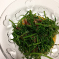 ムーヒツジ's cooksnap of when they made 栄養満点！おかひじきのおかか和え.