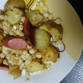 ★くまた★☆'s cooksnap of when they made 焼きポテトとソーセージのサラダ.