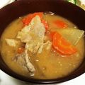 アプリコット♡'s cooksnap of when they made 豚肉あと入れ！やわらか豚汁**.