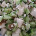 kami_yu's cooksnap of when they made きゅうりと豆腐の梅肉あえ.