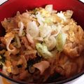 はっﾂﾝ's cooksnap of when they made [一人前]　卵とじ豚丼　.