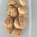 クックYEL5UB☆'s cooksnap of when they made 黒糖と胡麻のソフトクッキー.