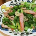 ひーかん's cooksnap of when they made 小松菜とウィンナーのペペロン炒め.