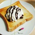 あさここなっつ's cooksnap of when they made 食パンに生クリーム！.
