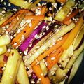 さわおば's cooksnap of when they made パパでも出来る☆薩摩芋と人参のきんぴら☆.
