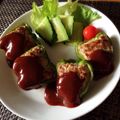 ゆう６６'s cooksnap of when they made ふわふわピーマンの肉詰め.