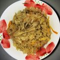 yumisakiko's cooksnap of when they made バター風味の舞茸ごはん.