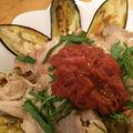 レゴやん's cooksnap of when they made お一人様ランチに☃ナスと豚肉おろしポン酢.