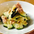 のりこ523's cooksnap of when they made 火を使わない☆ズッキーニとツナのサラダ♪.