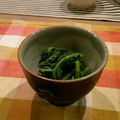 ∞くぅ∞'s cooksnap of when they made 残り春菊で簡単お浸し.