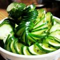 まやクマ's cooksnap of when they made 蛇腹きゅうりの酢の物.