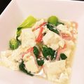 runny13's cooksnap of when they made チンゲン菜と豆腐の蟹あんかけ.