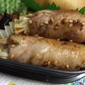 おこさんママ's cooksnap of when they made ☆えのきの豚肉巻き〜オイスターソース味☆.