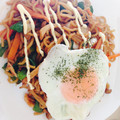 ERICA様's cooksnap of when they made 簡単☆秋田横手風あまい焼きそば♪卵かけ♡.