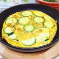 haruるんるん♪'s cooksnap of when they made スキレット＊ズッキーニのオープンオムレツ.
