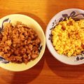 クックLRT009☆'s cooksnap of when they made お父さんの2色鶏そぼろ丼！.