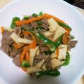 ﾁｮﾎﾞﾋﾟ's cooksnap of when they made 青椒肉絲.