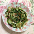 あざらしの赤ちゃん's cooksnap of when they made 夏の香り きゅうりの和え物.