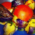やぶsan's cooksnap of when they made トマトと大葉でさっぱり☆揚げ茄子の煮浸し.