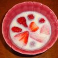 ブランディ's cooksnap of when they made Ｃａ吸収率アップ！ミルクゼリー❤いちご編.