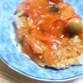 のじまさん's cooksnap of when they made 絶品☆ナスと鶏もものトマトソースかけ☆.