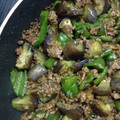 はなっちひなっち's cooksnap of when they made ☆なすとひき肉の甘辛炒め☆*.