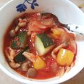 カバゴン's cooksnap of when they made ズッキーニとパプリカのトマト煮.