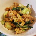 yukiman☆★'s cooksnap of when they made 青梗菜＆あげのオイスター卵炒め.