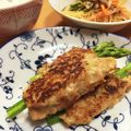 がっちゃまま's cooksnap of when they made アスパラのつくね巻き.