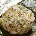 ♡mana's cooksnap of when they made ぱぱっとおにぎり★青海苔醤油ペッパー.