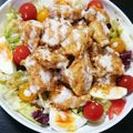 かにゃ＊'s cooksnap of when they made シーザー風♥チキン南蛮サラダ.